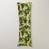 Coussins Longs Camouflage des bois (Devant (Vertical))