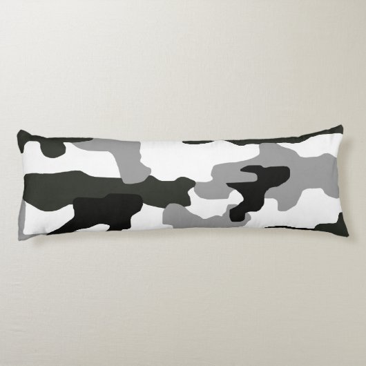 Coussins Longs Camouflage gris urbain no 15 imprimé (Dos)