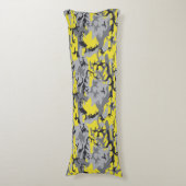 Coussins Longs Camouflage jaune et gris, Militaire, Armée (Devant (Vertical))