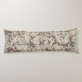 Coussins Longs Camouflage numérique de style beige du désert (Dos)