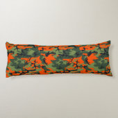 Coussins Longs Camouflage orange et vert, Militaire, Armée (Dos)