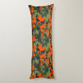 Coussins Longs Camouflage orange et vert, Militaire, Armée (Dos (Vertical))