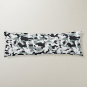 Coussins Longs Camouflage Poussière de Neige (Dos)