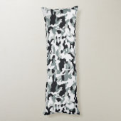 Coussins Longs Camouflage Poussière de Neige (Dos (Vertical))
