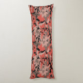 Coussins Longs Camouflage rouge et Brown, Armée (Dos (Vertical))