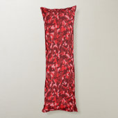 Coussins Longs Camouflage Saumon Rouge (Dos (Vertical))