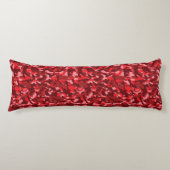 Coussins Longs Camouflage Saumon Rouge (Devant)