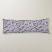 Coussins Longs Camouflage violet abstrait (Dos)