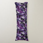 Coussins Longs Camouflage Violet Abstrait (Devant (Vertical))