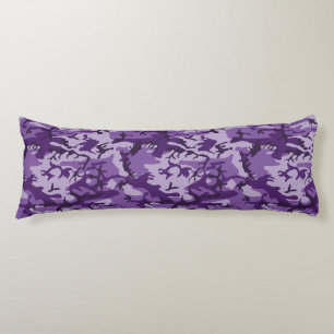 Coussins Longs Camouflage Violet, Militaire, Armée