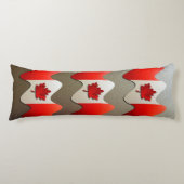 Coussins Longs Canada Flag-Chrome par Shirley Taylor (Devant)