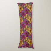 Coussins Longs Canapé de luxe Amaryllis Floral Condo Decor (Devant (Vertical))