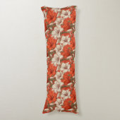 Coussins Longs Canapé moderne Amaryllis Print Interior Design (Devant (Vertical))