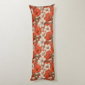 Coussins Longs Canapé moderne Amaryllis Print Interior Design (Dos (Vertical))
