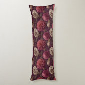 Coussins Longs Canapé moderne déco condo fleur de dahlias (Dos (Vertical))