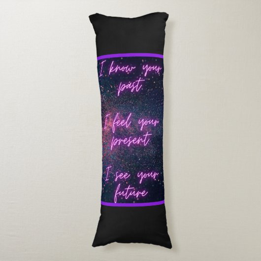 Coussins Longs Capacité Psychique : Je Connais Votre Passé, Prése (Devant (Vertical))