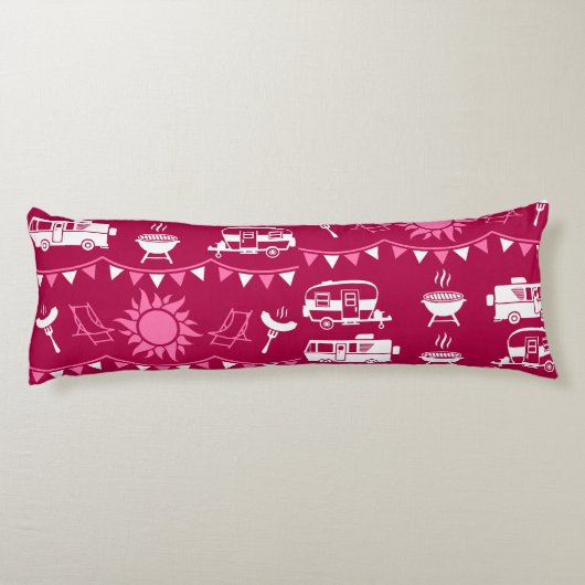 Coussins Longs Caravan Camping Maison Décor (Dos)