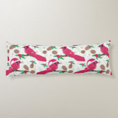 Coussins Longs Cardinal rouge oiseau santa (Dos)