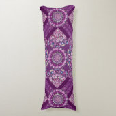 Coussins Longs Cardinal rouge Rosace (Devant (Vertical))