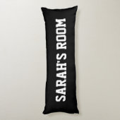 Coussins Longs Caricature de coeur rose mignon pour filles décora (Dos (Vertical))