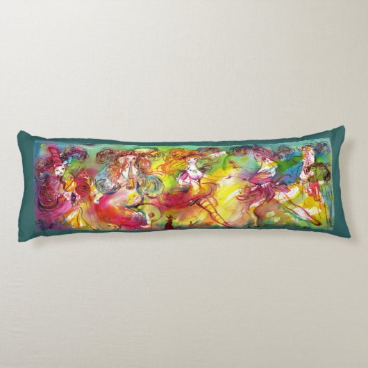 Coussins Longs CARNIVAL BALLET / Masquerade de Venise, Dance Musi (Dos)