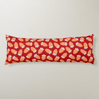 Coussins Longs Carottes de Chubby Rouge
