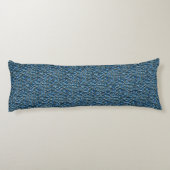 Coussins Longs Carreau céramique rustique gris bleu virtuel avec (Dos)