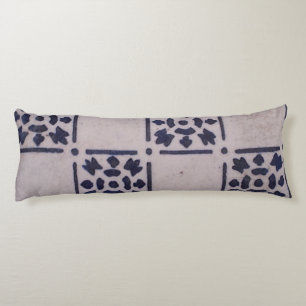 Coussins Longs Carreau hollandais antique Delft bleu blanc