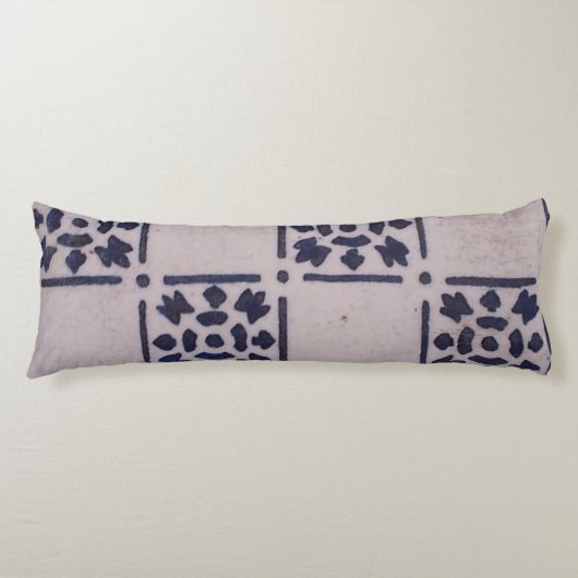 Coussins Longs Carrelage Delft Bleu : Motif d'art néerlandais cla (Devant)