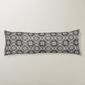 Coussins Longs Carrelage gris et blanc (Dos)