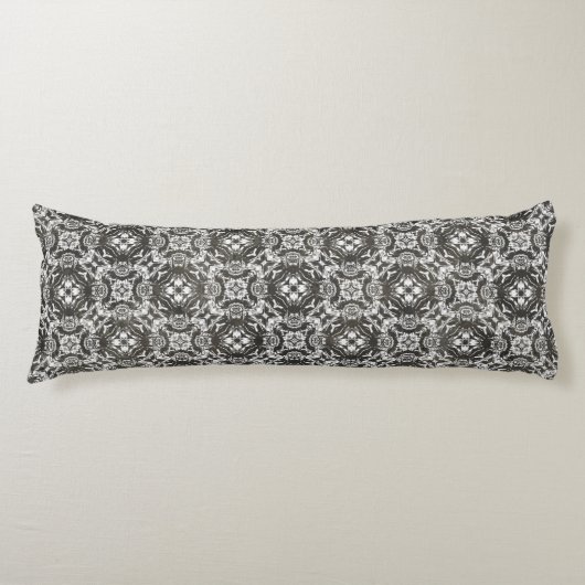 Coussins Longs Carrelage gris et blanc (Devant)