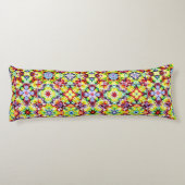 Coussins Longs Carrelage méditerranéen, Carreaux d'encre d'alcool (Dos)