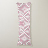 Coussins Longs Carrés géométriques roses (Devant (Vertical))