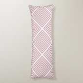 Coussins Longs Carrés géométriques roses (Dos (Vertical))