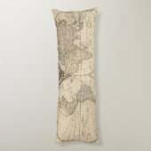 Coussins Longs Carte 9 du monde (Dos (Vertical))