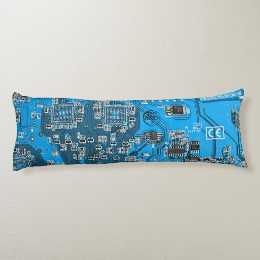 Coussins Longs Carte circuit bleu circuit imprimé à circuit impri (Dos)