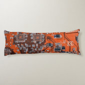 Coussins Longs Carte circuit imprimé circuit orange PCB (Dos)