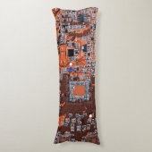 Coussins Longs Carte circuit imprimé circuit orange PCB (Devant (Vertical))