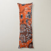 Coussins Longs Carte circuit imprimé circuit orange PCB (Dos (Vertical))