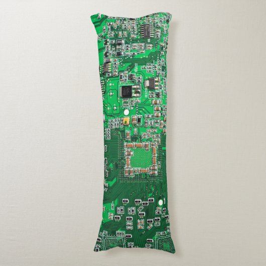 Coussins Longs Carte circuit imprimé circuit vert PCB (Devant (Vertical))