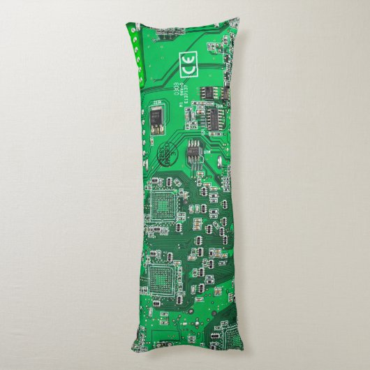 Coussins Longs Carte circuit imprimé circuit vert PCB (Dos (Vertical))