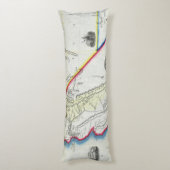 Coussins Longs Carte de la Californie (Dos (Vertical))