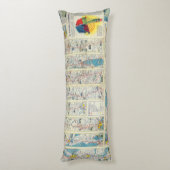 Coussins Longs Carte de système d'American Airlines de verso (Dos (Vertical))