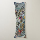 Coussins Longs Carte des constellations du du nord (Devant (Vertical))