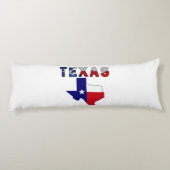 Coussins Longs Carte des drapeaux avec le Texas (Dos)
