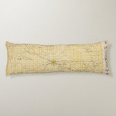 Coussins Longs Carte du comté de Boone (Dos)