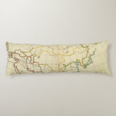 Coussins Longs Carte simple Asie (Dos)