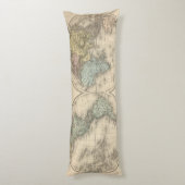 Coussins Longs Cartes du monde (Dos (Vertical))