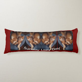 Coussins Longs Cat photo text customize , 