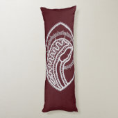 Coussins Longs Catholic Sainte Vierge Marie, dentelle (Dos (Vertical))